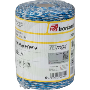 Pletena žica za pašno ograjo hotshock W9-R, modra, 200 m, Horizont 17149