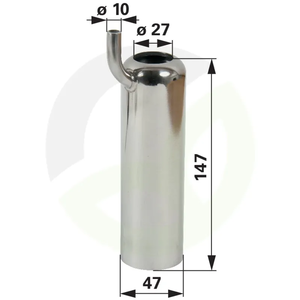 Sesalna čaša - 390 g - 2,5 mm debelina stene za GEA-Westfalia