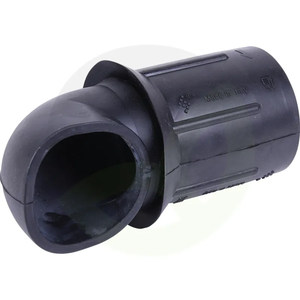 Priključno koleno za mlečno posodo - za cev z z.p. 70 mm - za luknjo 80 mm