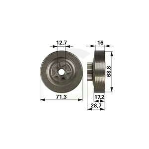 Pogonski zobnik Oregon 100876X, .325, 7 zob