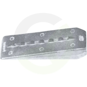 Aluminijasta zagozda 127X45X21 MM