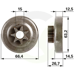 Pogonski zobnik Oregon 106068X, .325, 7 zob