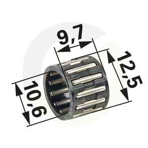 Igličasti ležaj 12,5 x 10,6 x 9,7 mm