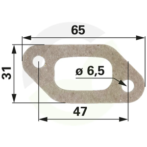 Tesnilo izpuha Husqvarna 503916601