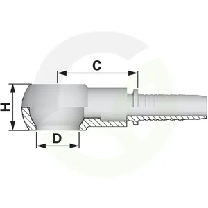 Očesni priključek Očesni RNM DN08 12 MM