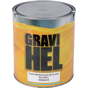 Temeljni premaz z zaščitno barvo proti rji - RAL 6021 - bledo zelen - 2,5l