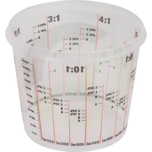 Posoda za mešanje barve s skalo - 1400 ml