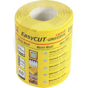 Suho brusni papir Easy CUT K40 - mini rola - 115 mm x 4,5 m