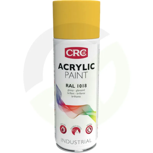 Akrilna barva v spreju - RAL 1018 - cinkovo ​​rumena - 400 ml - sprej