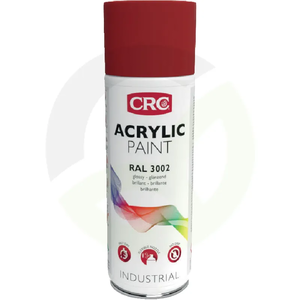 Akrilna barva v spreju - RAL 3002 - temno rdeča - 400 ml - sprej