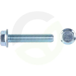 Matični vijak M10 x 30 mm z nazobčano podložko, kakovost 100, pocinkano jeklo, ISO88913