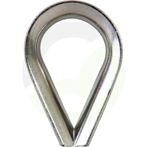Vložek zanke za jeklenico 4,0 mm - V4A nerjavno jeklo - DIN65457