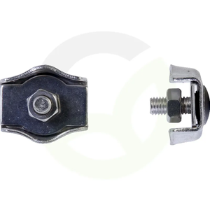 Sponka za žico enojna 8,0 mm - V4A nerjavno jeklo - polirana
