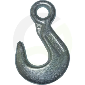 Bremenski kavelj HSW 10 mm - očesni brez varovala - pocinkano jeklo - DIN 689