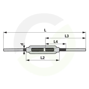 Natezni vijak M20 x 200 mm - z 2 varilnima nastavkoma - kakovost C15 jeklo golo/pocinkano - DIN1480