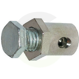 Zaključek žice z vijakom fi 6,95 x 10,0 mm - šestrobi vijak - 10 Kos za žico fi 2,2 mm