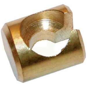 Spajkalni zaključek žice 8 x 8,9 x 6 mm - 10 Kos medenina - odprt