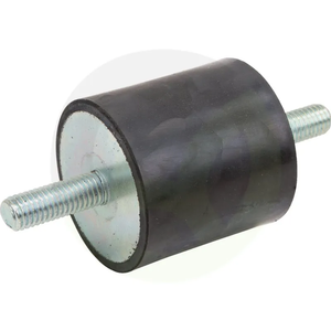 Gumijasti-kovinski blažilnik tip 1, 40 x 35 mm cilindrični 2x zunanji navoj M8 x 23 mm