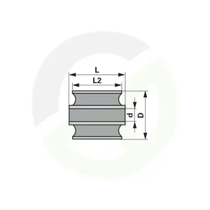 Puša gumijasto-kovinska Dm 14 x 30 x 67 / 76 mm NK 50 - 60° Shore
