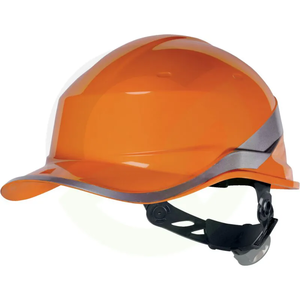 Gradbiščna čelada Baseball Diamond V - oranžna prilagodljiva velikost