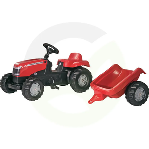 Poganjalček - Traktor s prikolico Massey Ferguson