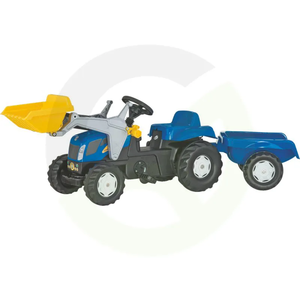 Poganjalček - Traktor New Holland T7550 Junior z nakladalcem in prikolico