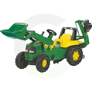 Poganjalček - Traktor John Deere z nakladalcem