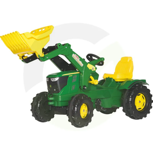 Poganjalček - Traktor John Deere 6210R z nakladačem
