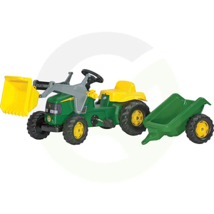 Poganjalček - Traktor John Deere Rolly Kid z nakladačem in prikolico