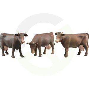 Bruder figura - krava - set 16 kosov (02308)
