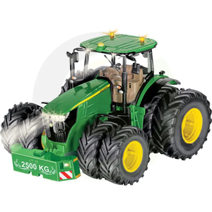 Siku traktor John Deere 7290R z dvojnimi kolesi - Siku Bluetooth (6735)