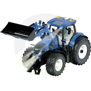 Siku traktor New Holland T7.315 s sprednjim nakladalcem - Siku Bluetooth (6797)
