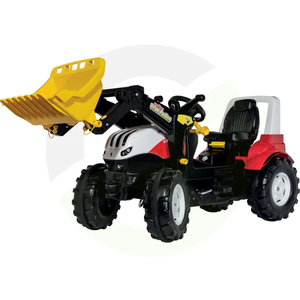 Poganjalček - Traktor FarmTrac Premium Steyr 6300 Terrus CVT z nakladalcem