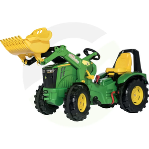 Poganjalček - John Deere 8400R z nakladalnikom, prestavami in zavorami - X-trac Premium