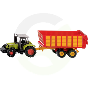Siku traktor Claas s silažno prikolico Siku (1650)