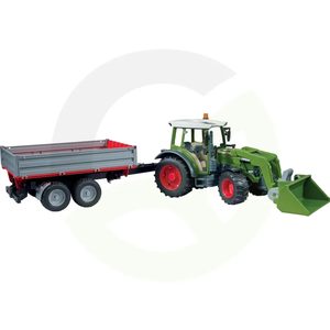 Bruder traktor Fendt Vario 211 z nakladalcem in prikolico