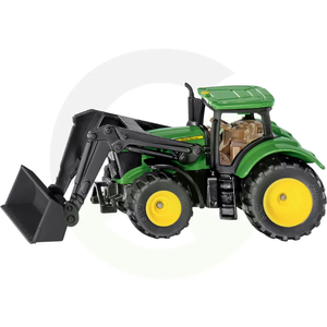 Siku traktor John Deere 6215R z nakladačem (1395)