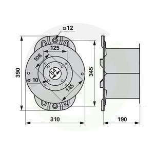 Zunanji kosilni disk Fella 426143