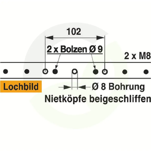 Kosa 117 cm ESM 2481050