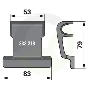 Držalo kose ESM 3322180