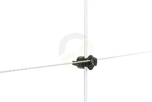 Vijačni izolator palice črne barve za drog 4/10 mm (250x) - Gallagher 656083