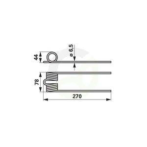Vzmetni prst Heublitz F580008