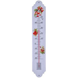 Termometer na kovinski podlogi 500x40x12mm