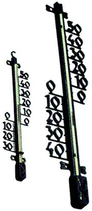 Termometer pvc ohišje 470x110x25mm