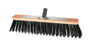 Metla cestarska 40cm, pvc + kovinske ščetine, ročaj 160cm