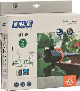 Set za kapljično zalivanje gf za 12 posod z 20m cevi