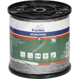 Žica prozorna 1000 m, 2 x 0,5 mm - Farma 704015FA