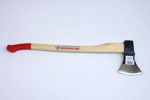 Široka gozdarska sekira 1,5kg z ročajem 80cm