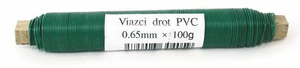 Plastificirana žica 0,65mm, 100gr zelena