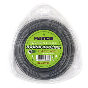 Duoline okrogla najlon nitka 2,4mmX60met